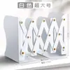 Estante retrátil para livros Desktop Armazenamento de dados Rack de armazenamento de acabamento Ferro de metal engrossado Desktop de escritório