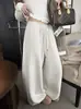 Liquidación, Sin Devoluciones ni Cambios. Pantalones Florales Gruesos de Estilo Coreano Casual con Forro de Felpa y Puños Elásticos, Pantalones Jogger Versátiles 5112
