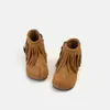 Botas Dr. Martens Infantis 2026 Estilo Outono Menina Bebê Botas Princesa com Franjas Retrô Criança Pequena Botas Birkenstock Botas Individuais para Meninas