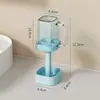 Copo para Enxaguante Bucal Estilo Japonês para Bancada, Porta-Escova de Dentes para Banheiro, Copo para Escova de Dentes Doméstico à Prova de Poeira e com Drenagem, Porta-Armazenamento para Escova de Dentes
