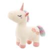 Almohada multifuncional de unicornio y poni de fantasía, de tela elástica y llena de corazón femenino, ideal como regalo de cumpleaños para niños.