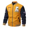 Nueva chaqueta de béisbol de moda estilo americano transfronteriza para otoño e invierno, chaqueta de aviador, chaqueta de vuelo, unisex
