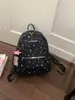 Mochila Linda de Estrellas 2025 Estilo Nuevo Bolso para Mujer Moderno Tendencia Estudiante Viaje Diario Mochila Casual Gran Capacidad Mochila Escolar