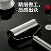 Rodillo de acero inoxidable de doble cabeza, amasador multifuncional en forma de T, palo para estirar masa antiadherente para piel de dumpling, prensa de masa para hornear