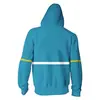 Moletom Casual com Capuz Estampado em 3D Estilo Igual ao Personagem de Stranger Things 2022 Novo