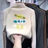 Camiseta interior para niño de cuello medio alto con forro polar, nueva camiseta casual ajustada para niños otoño/invierno 2026 para niños