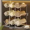 Estante de Almacenamiento para Tazas, Taza de Agua, Taza Térmica, Estante de Hierro Forjado por Capas, Taza de Té, Estante de Tazas Doméstico Simple de Múltiples Capas con Drenaje