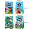 Bolsas de Regalo de Dulces Temáticas de Paw Patrol Más Vendidas Transfronterizas Decoración de Regalo para Fiesta de Cumpleaños Bolsas de Papel para Palomitas