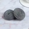 Bola de limpeza para animais de estimação de aço inoxidável 8g fio de ferro escova de limpeza de panelas bola de palha de aço 10g escova de panelas escova de pratos escova de palha de aço
