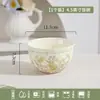 Mismo Estilo que los de Xiaohongshu, Tazones y Platos de Color Bajo Esmalte, Hermosos Tazones de Arroz de Cerámica, Platos, Platos de Servir y Tazones de Alto Valor