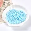 Cuentas de vidrio de colores para ábaco, cuentas planas redondas, hechas a mano, para pulsera, collar DIY, accesorios de joyería para niños, en stock, al por mayor