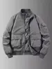 Chaqueta Exterior Nueva de Cuello Vertical para Uso Exterior, Manga Larga, Otoño e Invierno, para Hombre de Mediana Edad, Camping en Montaña, Chaqueta Casual Funcional