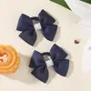 Amazon Más Vendido Set de Gomas para el Cabello con Lazo Versátil Color Sólido Alta Elasticidad Gomas para el Cabello de Niños No Daña el Cabello 5421