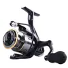 Carretilha de Pesca Spinning Toda em Metal, Carretilha para Pesca com Iscas, Carretilha para Arremesso de Longa Distância, Roda de Pesca, Vara de Pesca para Mar, Vara para Mar, Equipamento de Pesca, Carretilha Spinning