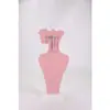 Porta Joyas Rosa de Lujo Ligero con Forma Humana y Base de Hierro Estilo Francés para Collares y Pendientes, Soporte de Exhibición de Joyas de Escritorio