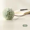 Arranjo de flores em vaso crisântemo de mesa de tênis de mesa ramo único decoração de casa decoração de casamento flores artificiais dente-de-leão atacado transfronteiriço