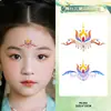 Día del Niño Pegatinas Faciales de Maquillaje con Brillo para Escenario para Actuaciones, Impermeables y de Larga Duración, Pegatinas de Flor en la Frente