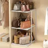 Estante divisorio de armario para el hogar, estante de almacenamiento para dormitorio y baño, organizador de armario para camisas, ropa de manga corta, pantalones y bolsos