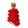 Botella de Aromaterapia Árbol de Navidad Botella Pequeña de Vino Botella de Vidrio Transparente 180ml Botella de Vino de Frutas Relleno de Aromaterapia Botella Vacía Estilo Europeo
