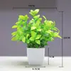 Punto Nuevo Bonsái Plantas de Decoración para el Hogar Pequeños Adornos Flores Artificiales Plantas Verdes Plantas en Maceta Flores Artificiales Fábrica Venta al Por Mayor