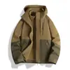 Jaqueta três em um com forro de fleece, confortável, quente, moderna, fashion, versátil, personalizável com estampa, unissex, para lazer ao ar livre