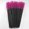Venta al por mayor, 50 unidades por paquete, cepillo de nailon desechable para pestañas, cepillo de maquillaje portátil para injerto de pestañas, maquillaje para trabajadores.