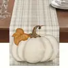 Venta Caliente Transfronteriza Camino de Mesa de Calabaza de Otoño Impresión de Alta Definición Hoja de Arce Piña Decoración de Festival Camino de Mesa Atmósfera del Hogar En Stock