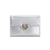 ¡Súper Textura! Cartera de Mujer de Cuero Agrietado de Gran Capacidad Estudiante 70% de Descuento Herrajes de Corazón Cartera Lista para Usar Genial