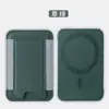 Sujetarjetas Magnético para Teléfono Magsafe, Soporte Magnético para Tarjetas en la Parte Trasera, Encaja Perfectamente con Solo un Adhesivo, Adecuado para iPhone 14/15