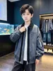 Chaqueta de Retazos para Niños Primavera y Otoño 2026 Nueva Chaqueta de Otoño para Niños Estilo Delgado para Niños Mayores, Elegante y a la Moda