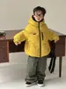 Pantalones Cargo Forrados de Felpa para Niños 2025 Invierno Nuevos Pantalones Largos Cálidos Engrosados para Niños Ropa de Otoño e Invierno de Moda