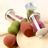 Huevo de Belleza Súper Suave Forma de Gota de Agua Calabaza Corte Oblicuo Herramienta de Maquillaje Esponja para Base de Aire Esponja Huevo de Maquillaje Huevo Esponja