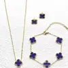 Explosões transfronteiriças moda 13mm brincos colar pulseira joias de aço inoxidável conjunto de três peças vendas diretas de fábrica