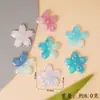 Luz de luciérnaga variable ramo de tulipanes resina rosa flor de cerezo noche accesorios diy gel de crema pinza para el pelo parche