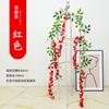 Guirnalda de Flores de Glicinia Artificial Enredadera Decoración Alambre Enredadera Flor de Frijol Enredadera Decoración de Boda Hogar Flor Artificial Enredadera Envolvente