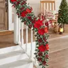 Bestseller internacional: Decorações de Natal de videira de frutas vermelhas, videira artesanal, videira de decoração de Natal da Amazon