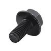 Tornillo de brida hexagonal negro de acero inoxidable 304, perno de brida de bolsillo con cabeza hexagonal galvanizado negro M3/M4/M5