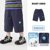 Calça Curta Masculina Estilo Europeu Algodão Puro Verão 2026 Nova Roupa Infantil Roupa de Verão para Crianças Pequenas Shorts Finos para Meninos