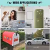 Imanes para refrigerador en blanco para transferencia de calor transfronteriza, imanes para refrigerador personalizables de sublimación térmica, consumibles, marcapáginas magnéticos, pegatinas magnéticas suaves, imanes