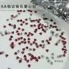 Rhinestones para Uñas Ankela Borde Rojo Circonia Mini Tamaño Año Nuevo Rojos Base Plana Accesorios para Uñas Rhinestones para Uñas
