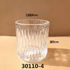 Taza de Vela de Vidrio Taza Vacía Decoración de Sala de Estar Botella de Aromaterapia Taza de Regalo para Velas Portavelas de Cristal Taza Portavelas Transparente al por Mayor