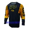 Nueva camiseta de ciclismo de carretera de manga larga, transpirable y que absorbe el sudor de FOX para verano, camiseta de descenso para motocicleta todoterreno para hombre