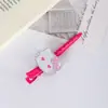 Serie de Emojis Estilo Dulce y Fresco Rosa Brillante Purpurina Fina Pinza para el Cabello de Gato KT Flequillo Rebelde Pinza Lateral Pinza para el Cabello de Niñas Accesorios para el Cabello