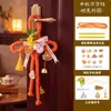 Nuevo Festival de Mediados de Otoño Estilo Antiguo Flor Luna Redonda Wanzi Nudo Paquete de Materiales Decoración Colgante de Puerta Construcción de Equipo Hecho a Mano Recuerdo del Festival