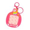 Criativo cartoon pitada música descompressão chaveiro brinquedo requintado saco escolar joias pendente labirinto brinquedos educativos atacado