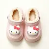 Chinelos de Algodão Infantis para Meninos Impermeáveis de Inverno Meninos Internos Meninas Chinelos de Algodão Bebê Antiderrapante Meninas Sapatos de Algodão com Mais Veludo