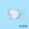 Novo puff de polegar em formato de coração sem pó ovo de beleza atacado úmido e seco mini puff de dedo algodão doce