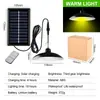 Lámpara de araña LED de un solo cabezal de energía solar, bombilla retro, lámpara para exteriores, doble cabezal uno a dos, iluminación interior y exterior con control remoto, farola