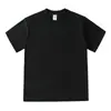 Camiseta de Algodón Puro Pesado 320g para Hombre, Manga Corta de Verano, Corte Holgado, Hombro Caído, Cuello Redondo, Color Sólido, Top al por Mayor