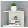 Estante de Almacenamiento Creativo Triangular de Múltiples Niveles para Piso, para Uso en Casa en Sala de Estar, Dormitorio, Estudio, Estantería de Esquina, Librero